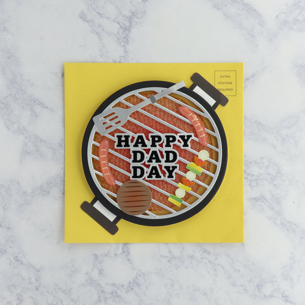 Die-Cut Grill Father's Day Card (Dad)