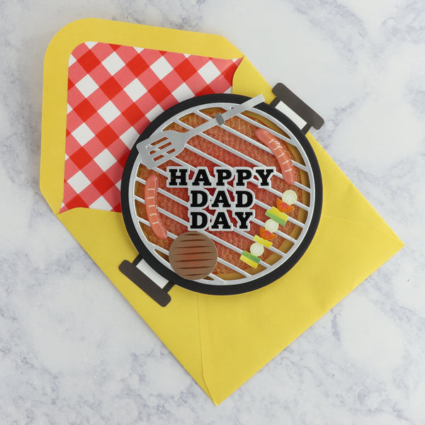 Die-Cut Grill Father's Day Card (Dad)