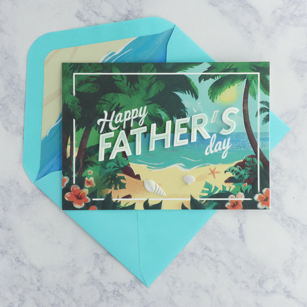 Tropical Father's Day Card