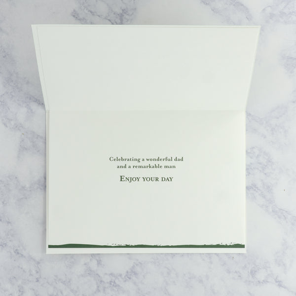 Traditional Bronze Father's Day Card