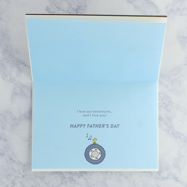 Handmade Peanuts Snoopy Father's Day Card