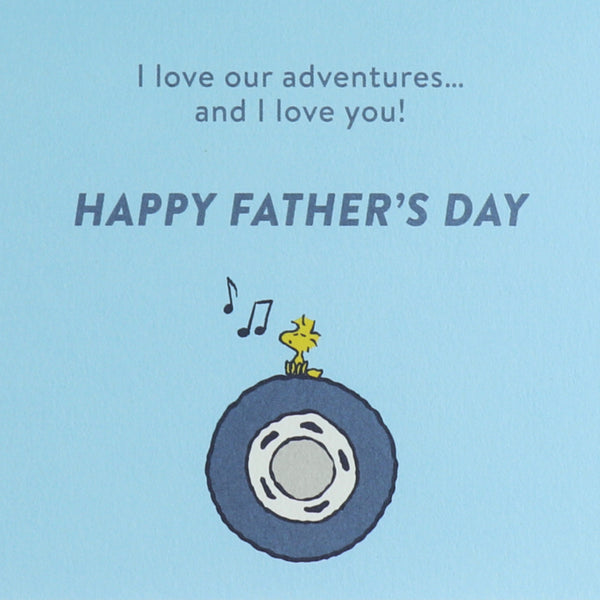 Handmade Peanuts Snoopy Father's Day Card