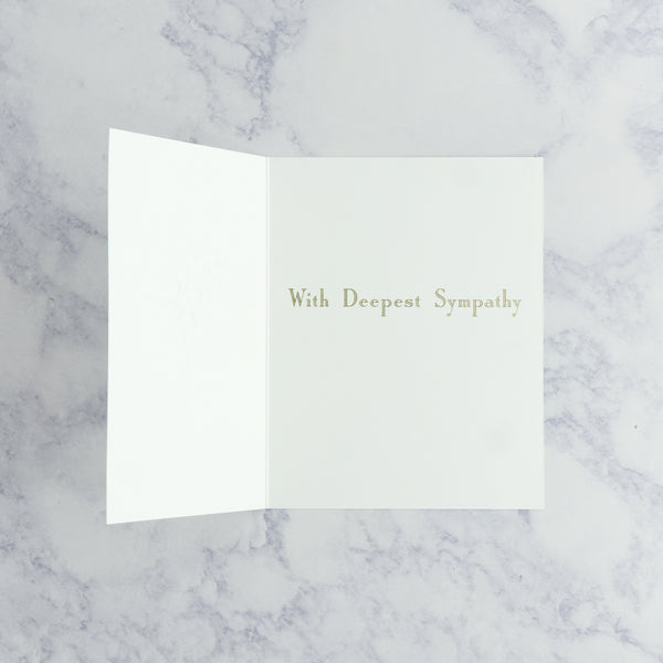 Lily of the Valley Flower Sympathy Card