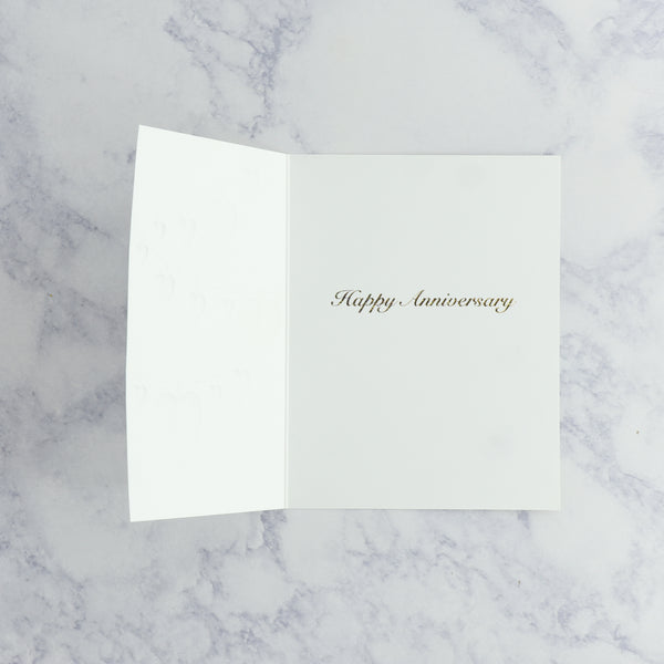 Glimmering Hearts Anniversary Card