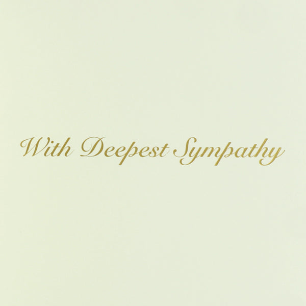 Serene Heron Sympathy Card