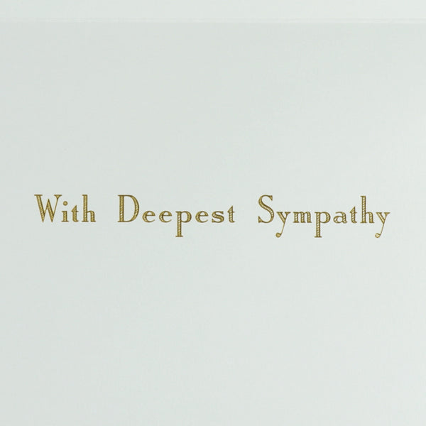 Flying Crane Sympathy Card