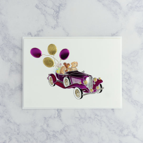 Joyful Woodland Friends Birthday Card
