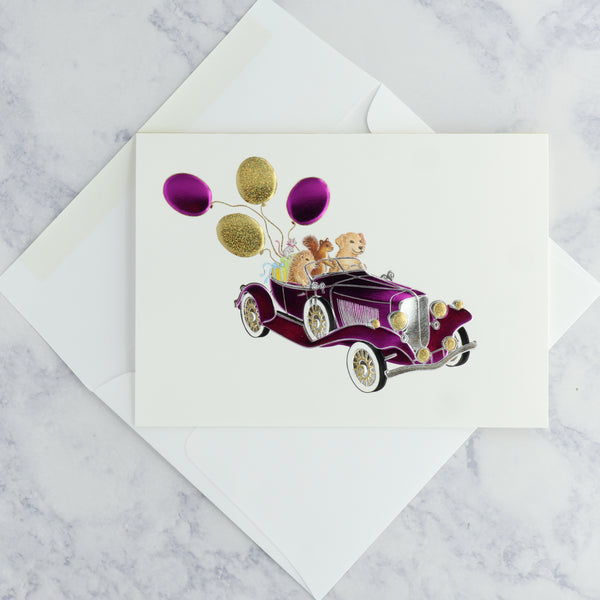 Joyful Woodland Friends Birthday Card