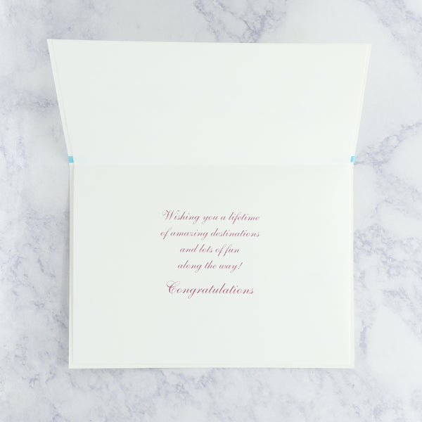 Handmade Tandem Bike Wedding Card
