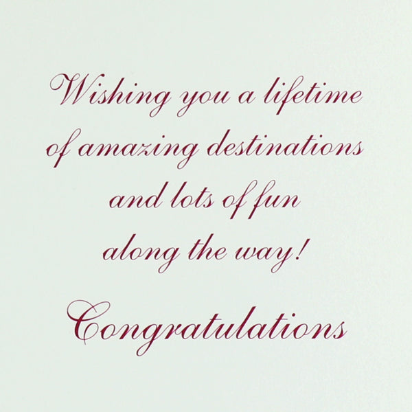 Handmade Tandem Bike Wedding Card
