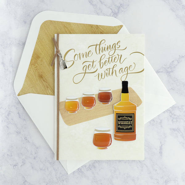 Whiskey Flight Birthday Card