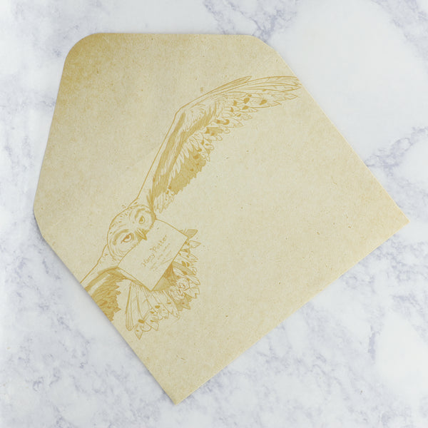 Embroidered Harry Potter & Hogwarts Patch Blank Card