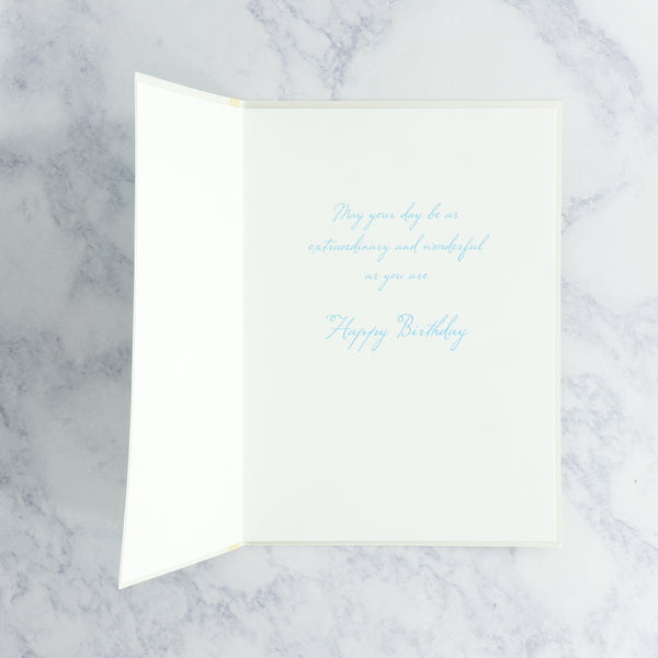 Handmade Sand Castle Cake Birthday Card