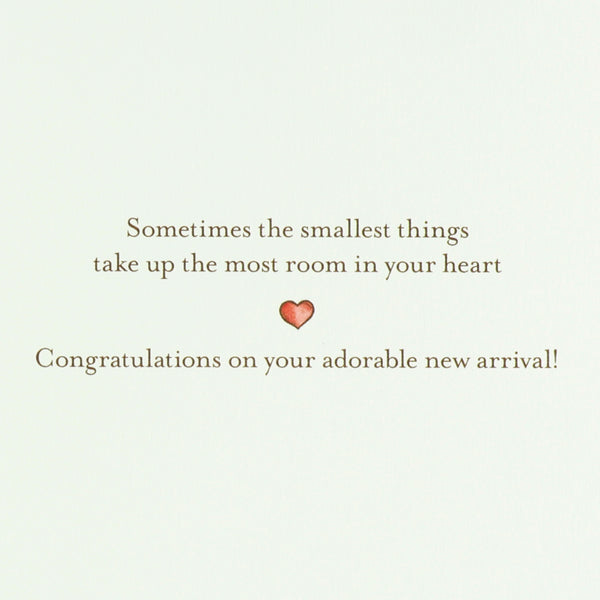 Pooh Parade New Baby Card
