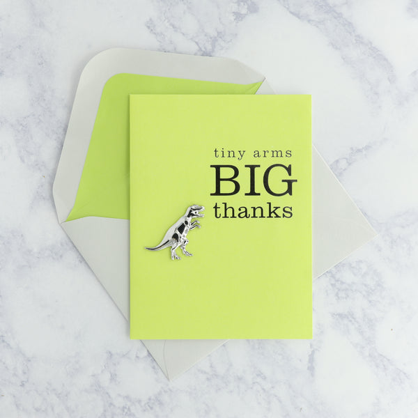 T-Rex Tiny Arms Thank You Card