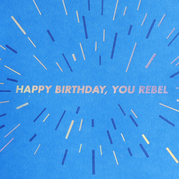 Handmade Leather Millennium Falcon Birthday Card
