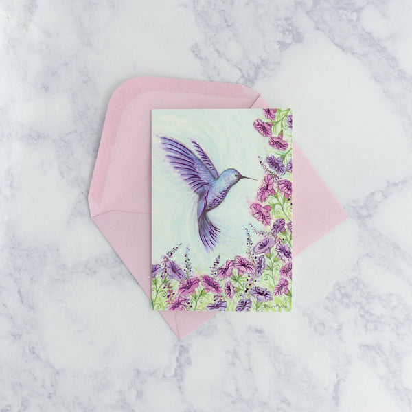 Illustrated Hummingbird Boxed Notes (Set of 12)