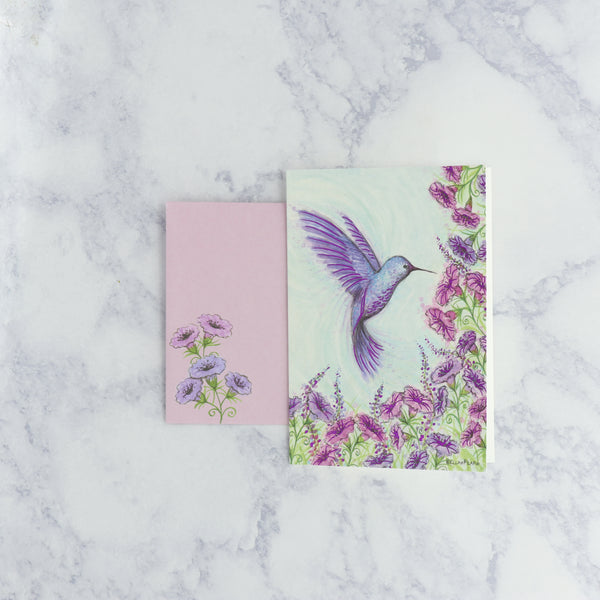 Illustrated Hummingbird Boxed Notes (Set of 12)
