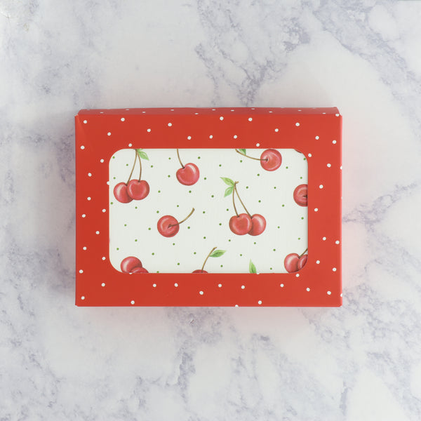 Illustrated Red Cherries Boxed Notes (Set of 12)