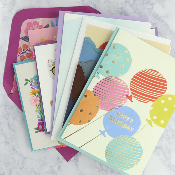 Limited-Edition 75th Anniversary Birthday & Blank Boxed Notes (Set of 6)