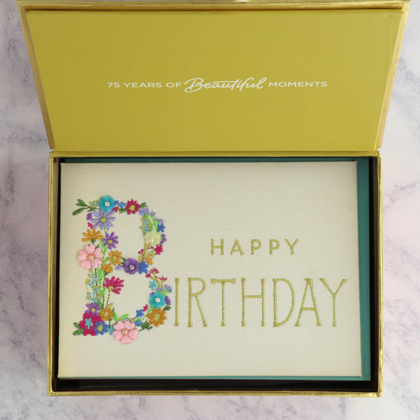 Limited-Edition 75th Anniversary Birthday & Blank Boxed Notes (Set of 6)