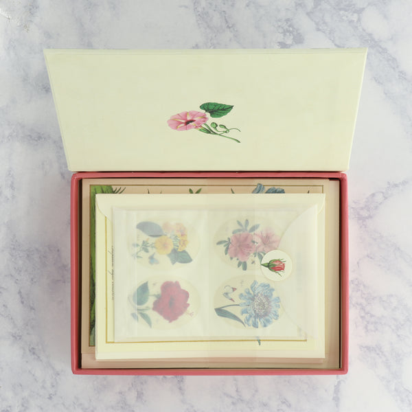 Vintage Floreale Boxed Notes Stationery Set (Set of 16)