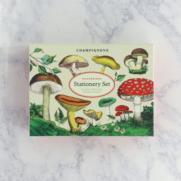 Mushrooms Boxed Notes Stationery Set (Set of 16)