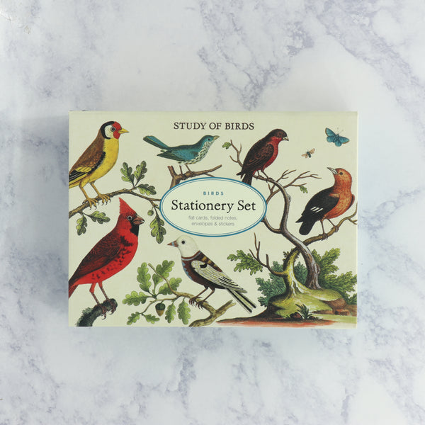 Birds Boxed Notes Stationery Set (Set of 16)