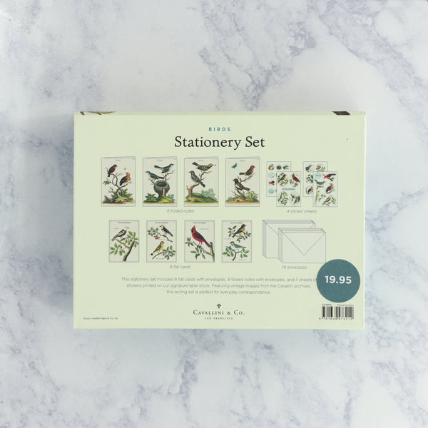 Birds Boxed Notes Stationery Set (Set of 16)