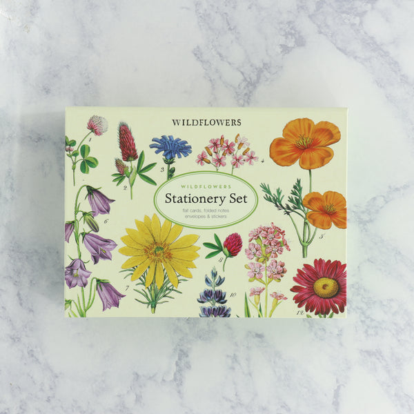 Vintage Panna Wildflowers Boxed Notes Stationery Set (Set of 16)