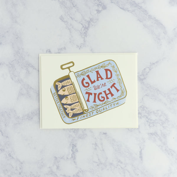 Illustrated Sardines Friendship Card