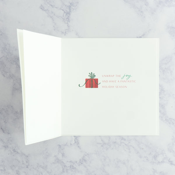Stacked Presents Christmas Card