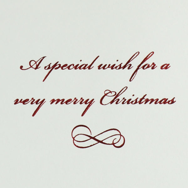Embossed Tree Trio Christmas Card