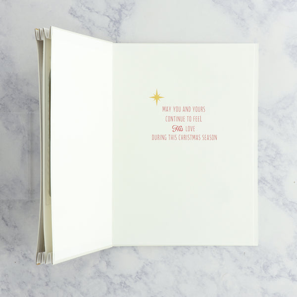 Shadowbox Rejoice Choir Religious Christmas Card