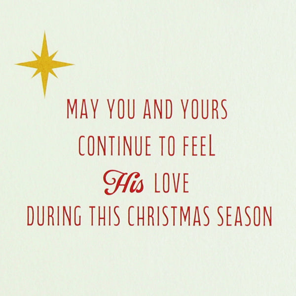 Shadowbox Rejoice Choir Religious Christmas Card