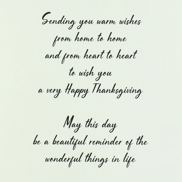 Pumpkin Full Of Flowers Thanksgiving Card