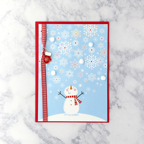 Illustrated Joyful Snowdays Holiday Card