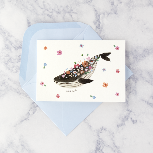 Illustrated Whale Thank You Boxed Notes (Set of 14)