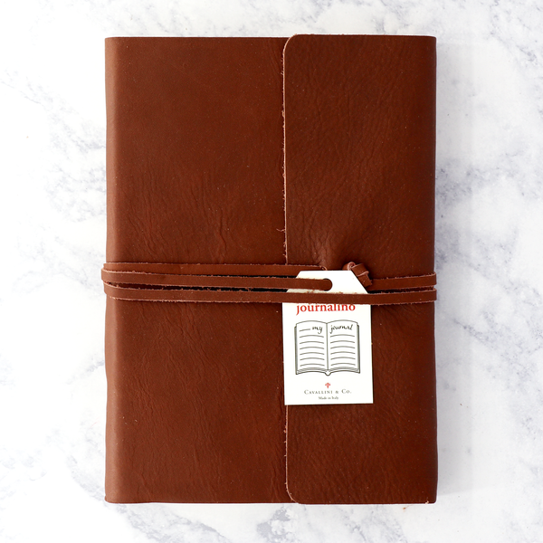 Italian Brown Lined Grande Journal (Journalino)
