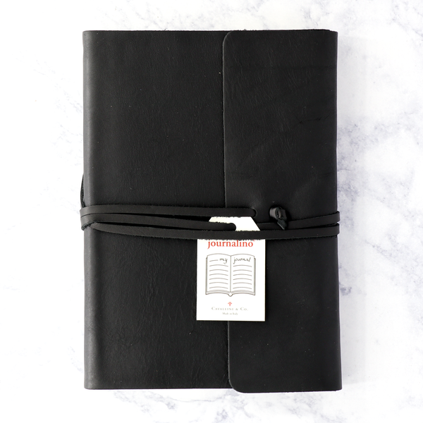 Italian Black Lined Grande Journal (Journalino)