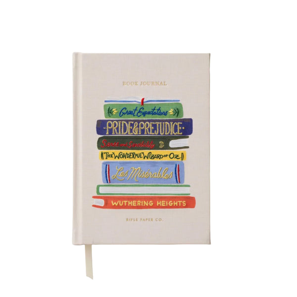 Illustrated Book Club Ruled Embroidered Journal