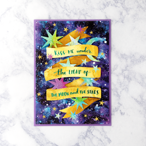 “Kiss Me Under The Stars” Valentine’s Day Card