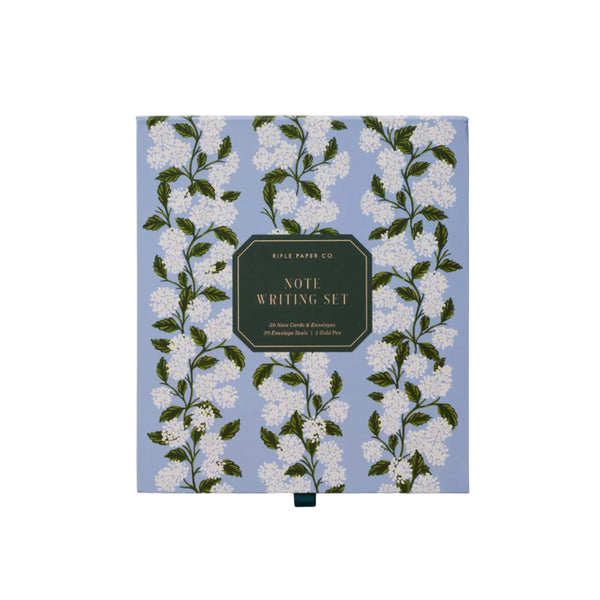 Blue Hydrangea Letter Writing Set (Set of 40)