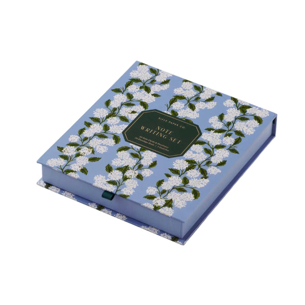 Blue Hydrangea Letter Writing Set (Set of 40)