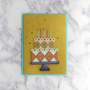 Laser-Cut Cake Birthday Card