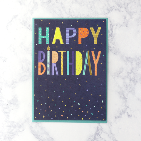 Lettering Birthday Card
