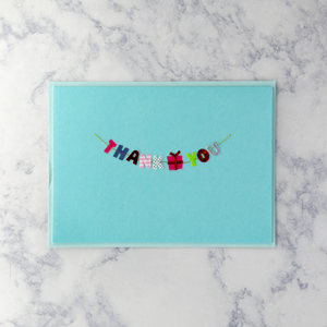 Lettering Icons Thank You Card