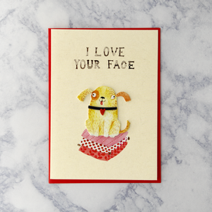 "Lick Your Face" Valentine’s Day Card