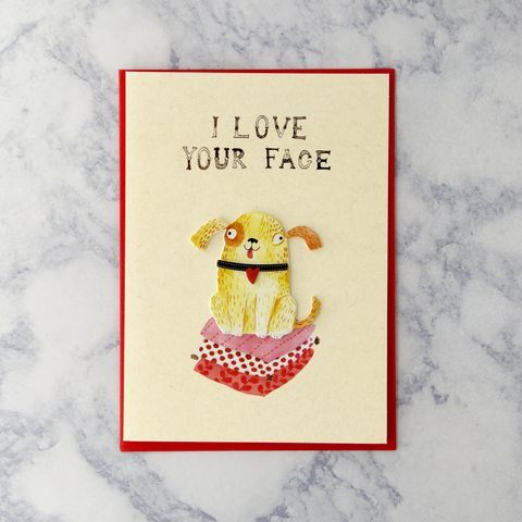 "Lick Your Face" Valentine’s Day Card