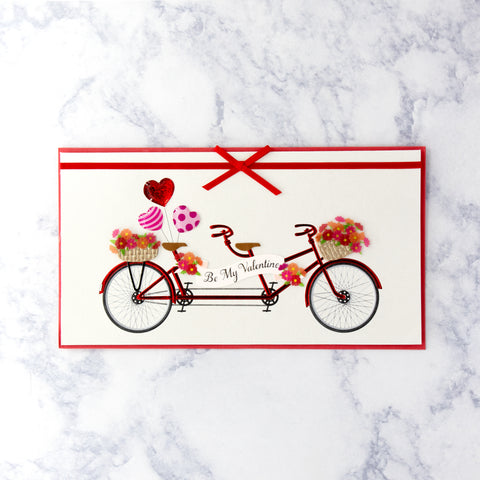 Love Bicycle Valentine’s Day Card